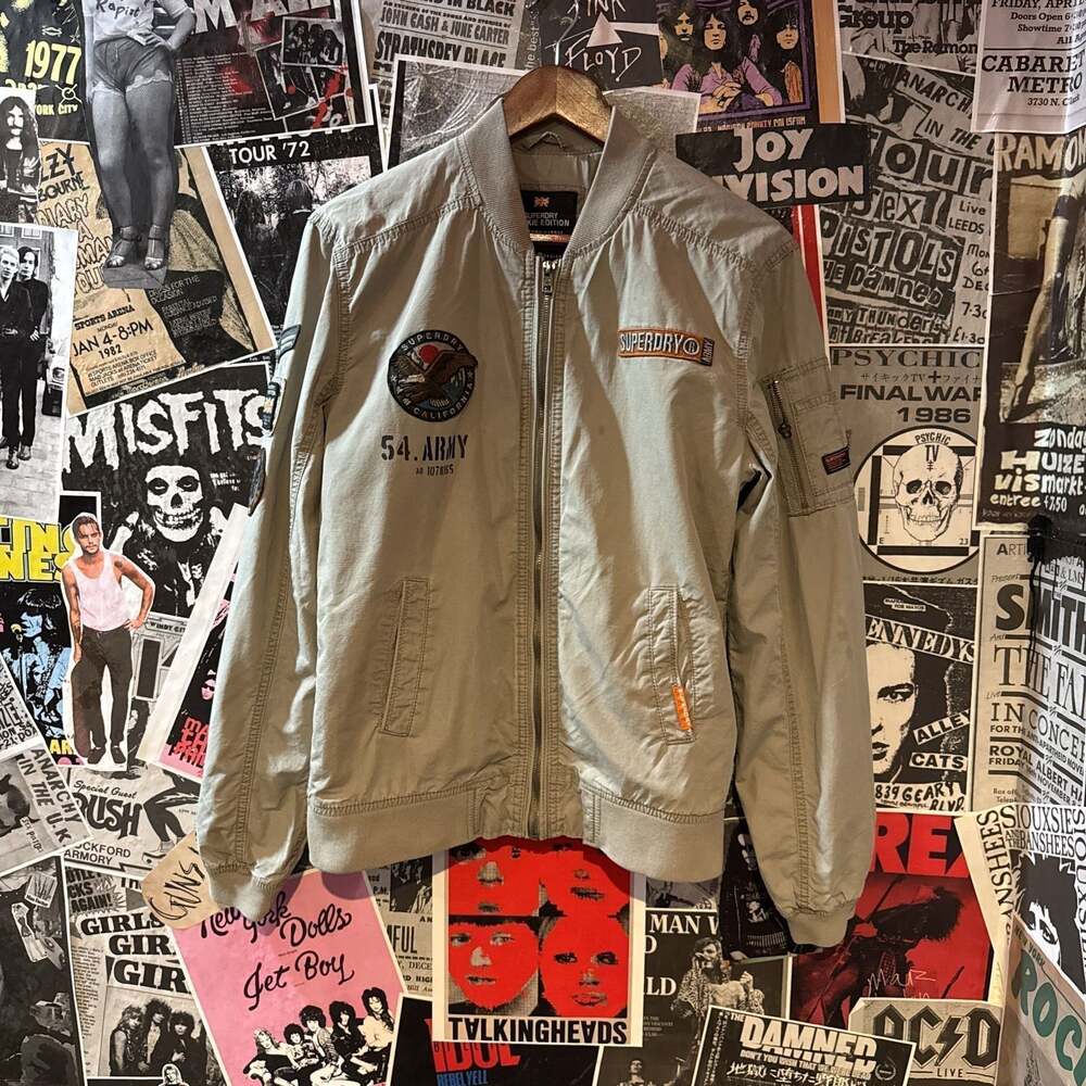 Superdry Rookie Duty Patch Bomber Jacket